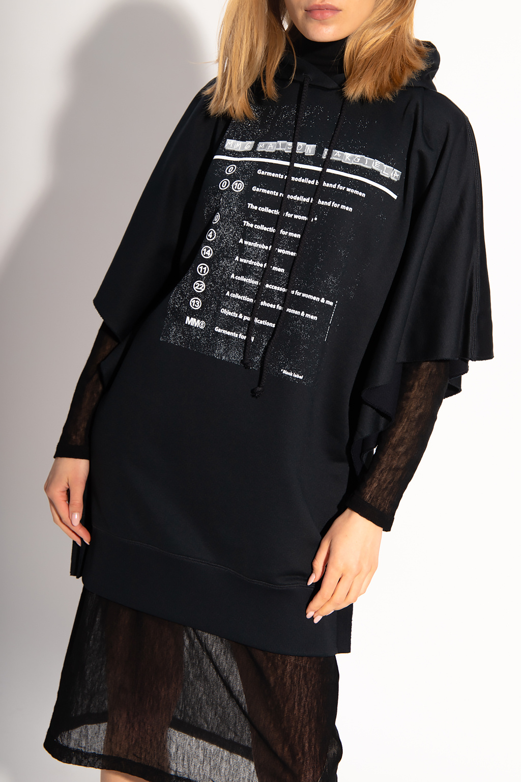 MM6 Maison Margiela Oversize hoodie A0290 dress